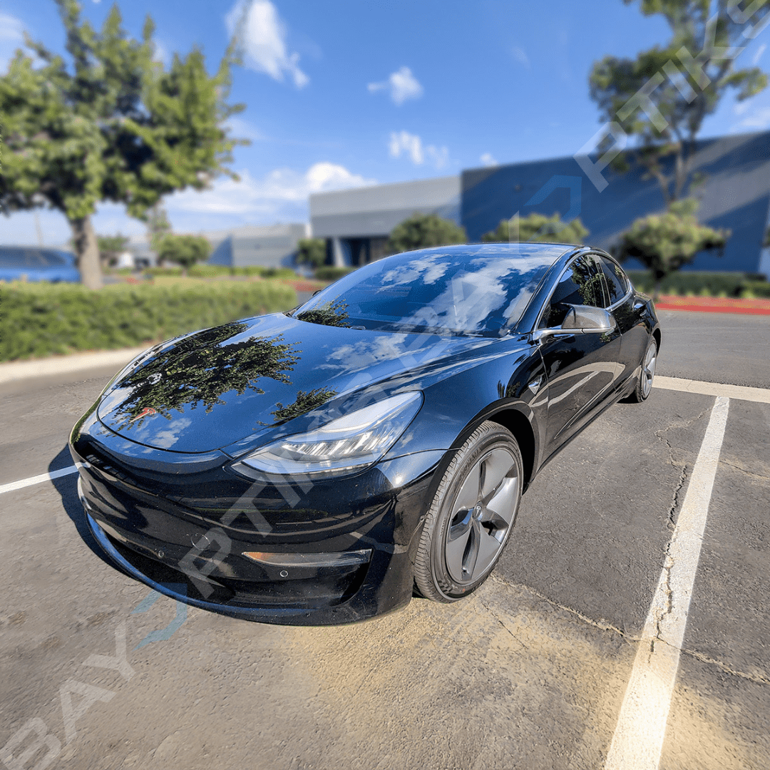 2017-2023 Tesla Model 3 M Style Dry Matte Carbon Mirror Caps